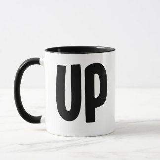 Minimalistische C-UP-Tasse - Es ist buchstäblich e Tasse