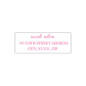Minimalistische Calligrafy Address-Briefmarke für Permastempel (Design)
