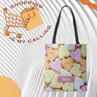 Minimalistische Candies Tote Bag Tasche