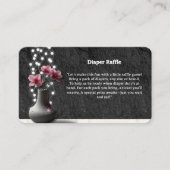 Minimalistische Cherry Blossom Blume Babydusche Begleitkarte (Vorderseite)