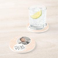 Minimalistische Chic Beste Mama je rosa Foto