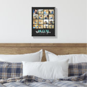 Minimalistische Chic Wir Liebe Sie Mama 16 FotoCol Leinwanddruck (Insitu (Schlafzimmer))