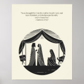 Minimalistische Christliche Wall Art - Bibelverse  Poster (Vorne)