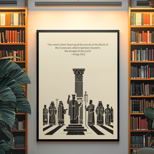 Minimalistische Christliche Wall Art - Bibelverse Poster