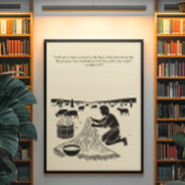 Minimalistische Christliche Wall Art - Bibelverse  Poster