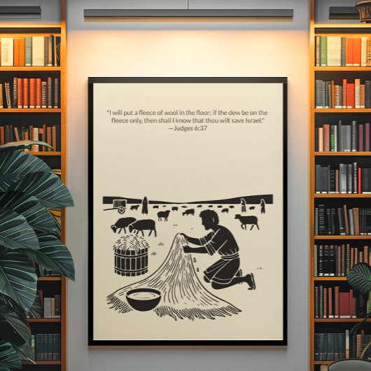 Minimalistische Christliche Wall Art - Bibelverse Poster