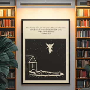 Minimalistische Christliche Wall Art - Bibelverse  Poster