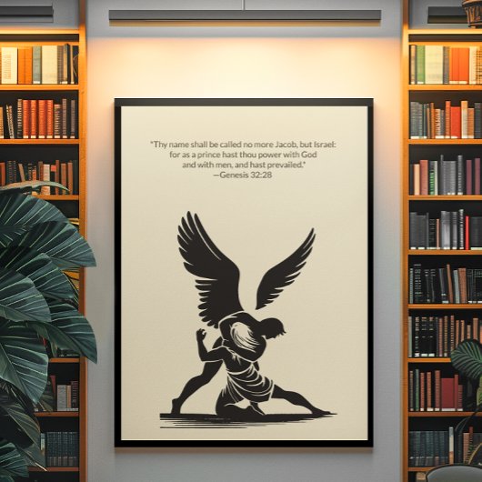 Minimalistische Christliche Wall Art - Bibelverse  Poster