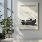 Minimalistische Christliche Wall Art - Bibelverse Poster