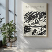 Minimalistische Christliche Wall Art - Bibelverse Poster