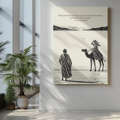 Minimalistische Christliche Wall Art - Bibelverse Poster