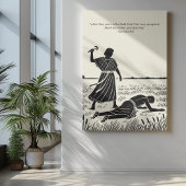 Minimalistische Christliche Wall Art - Bibelverse  Poster