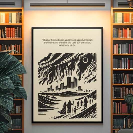 Minimalistische Christliche Wall Art - Bibelverse Poster