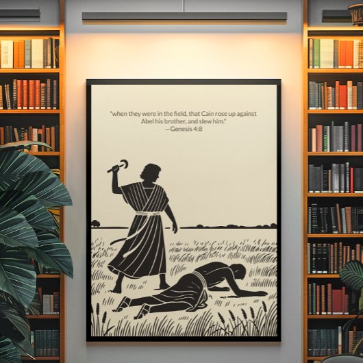 Minimalistische Christliche Wall Art - Bibelverse  Poster