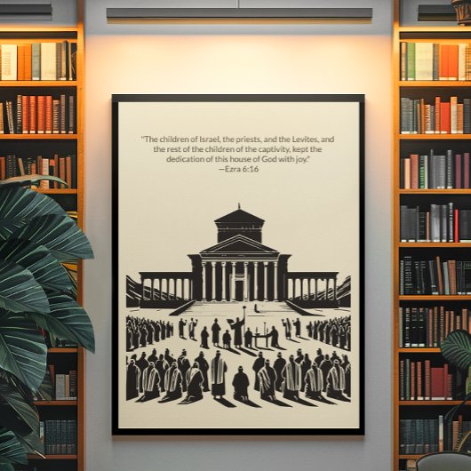 Minimalistische Christliche Wall Art - Bibelverse  Poster