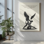 Minimalistische Christliche Wall Art - Bibelverse  Poster