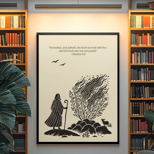 Minimalistische Christliche Wall Art - Bibelverse Poster