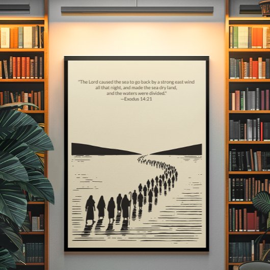 Minimalistische Christliche Wall Art - Bibelverse Poster