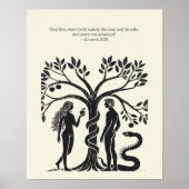 Minimalistische Christliche Wall Art - Bibelverse  Poster (Vorne)