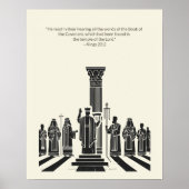 Minimalistische Christliche Wall Art - Bibelverse Poster (Vorne)