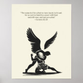 Minimalistische Christliche Wall Art - Bibelverse  Poster (Vorne)