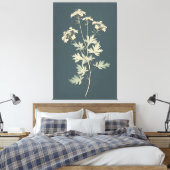 Minimalistische Cilantro-Blätter Leinwanddruck (Insitu (Schlafzimmer))