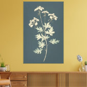 Minimalistische Cilantro-Blätter Leinwanddruck (Insitu (Wohnzimmer))