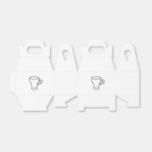 Minimalistische Coffee Line Art-Geschenk Geschenkschachtel (Ungefaltet)