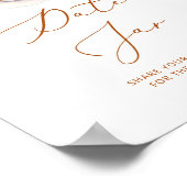 Minimalistische Coffeeshretideen. Datum jar Poster (Ecke)