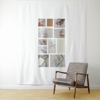 Minimalistische Collage Wall Tapestes Wandteppich