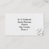 Minimalistische Confetti Dots Sonderernennung Terminkarte (Rückseite)