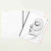 Minimalistische Continuous-Line-Kunst Planer (Anzeige)