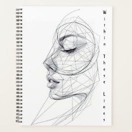 Minimalistische Continuous-Line-Kunst Planer