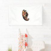 Minimalistische Cornucopia Thanksgiving Design Kla Banner (Insitu)