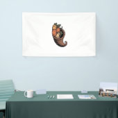Minimalistische Cornucopia Thanksgiving Design Kla Banner (Messeveranstaltung)
