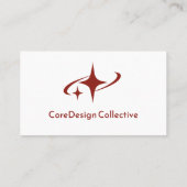 Minimalistische Creative Sleek White Modern Clear Visitenkarte (Rückseite)