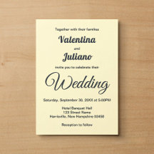 Minimalistische Creme-Hochzeit mit Schiefertext