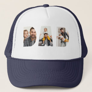 Minimalistische DAD-Fotocollage personalisiert Truckerkappe