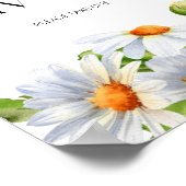 Minimalistische Daisy-Gefälligkeiten, bitte nehmen Poster (Ecke)