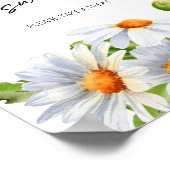 Minimalistische Daisy Liebe ist süß nehmen Sie ein Poster (Ecke)