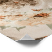 Minimalistische Dankbarkeit Couple Foto Liebe Poster (Ecke)