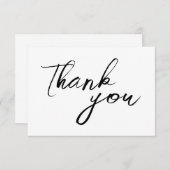 Minimalistische Dankeschön-Karte Dankeskarte (Vorne/Hinten)
