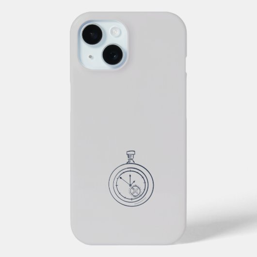 Minimalistische Dark Academia Studentenarbeitsplat Case-Mate iPhone Hülle (Rückseite)