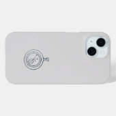 Minimalistische Dark Academia Studentenarbeitsplat Case-Mate iPhone Hülle (Rückseite (Horizontal))
