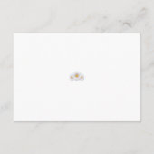 Minimalistische Datenerfassungskarte Begleitkarte (Rückseite)