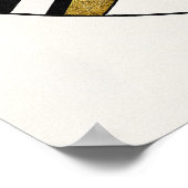 Minimalistische Deko-Kreisgeometrie Poster (Ecke)