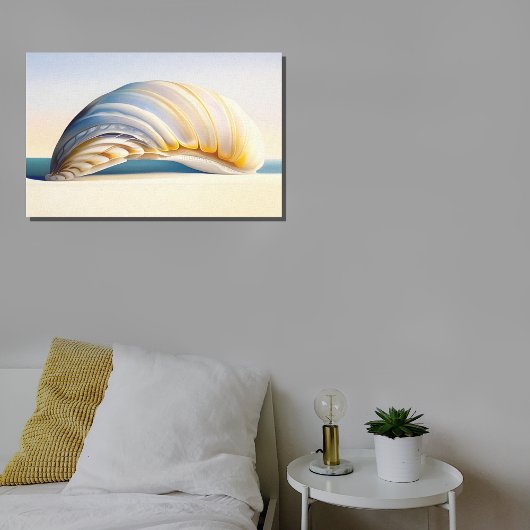 Minimalistische Dekoration im Meer Leinwanddruck