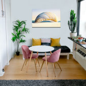 Minimalistische Dekoration im Meer Leinwanddruck