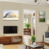 Minimalistische Dekoration im Meer Leinwanddruck