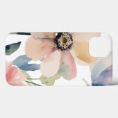 Minimalistische delikate Blume Case-Mate iPhone Hülle (Rückseite (Horizontal))